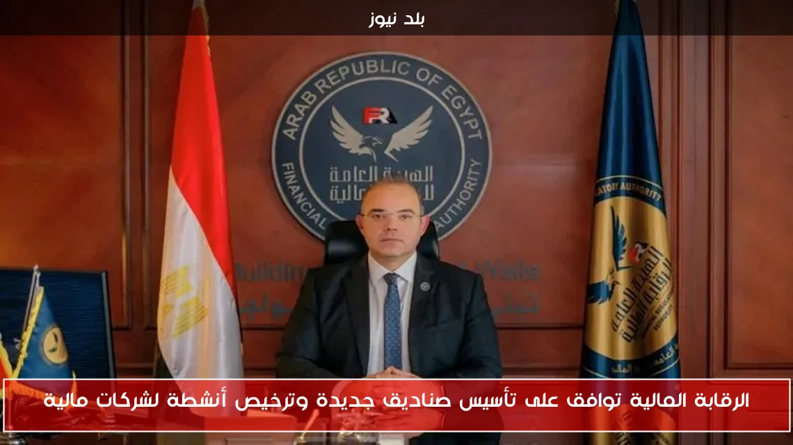 الرقابة المالية توافق على تأسيس صناديق جديدة وترخيص أنشطة لشركات مالية