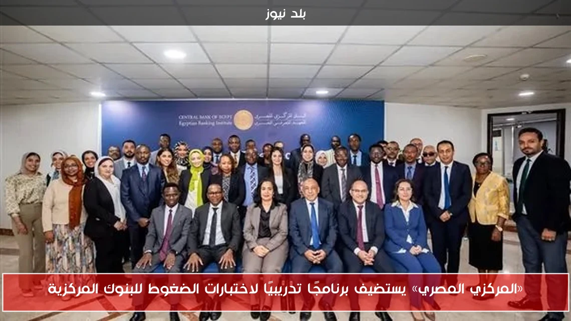 «المركزي المصري» يستضيف برنامجًا تدريبيًا لاختبارات الضغوط للبنوك المركزية