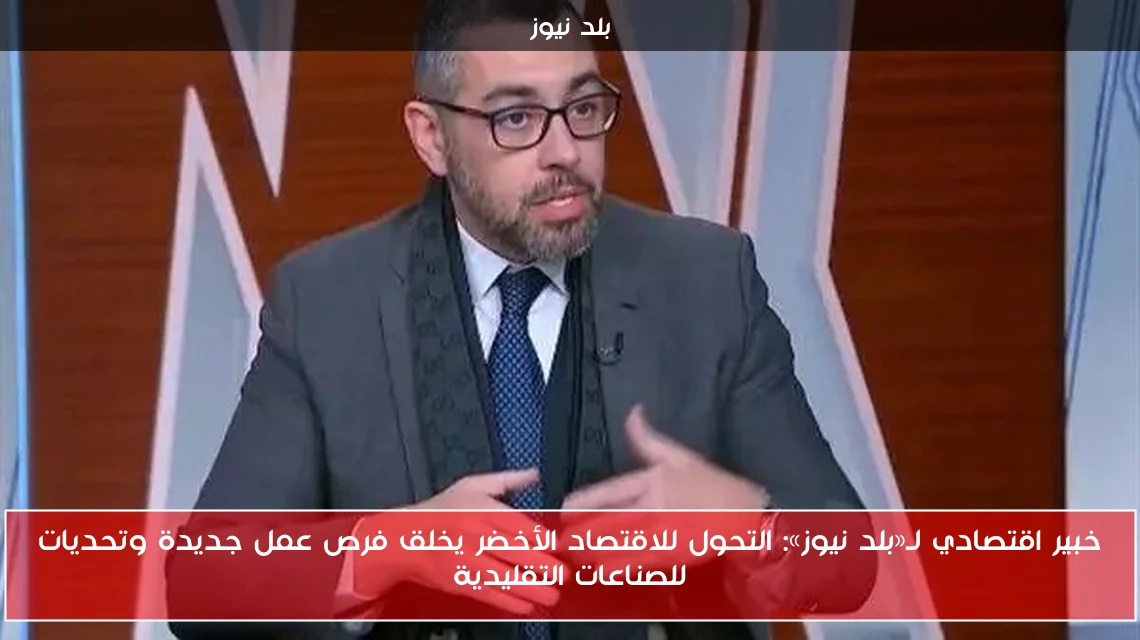 خبير اقتصادي لـ«بلد نيوز»: التحول للاقتصاد الأخضر يخلق فرص عمل جديدة وتحديات للصناعات التقليدية