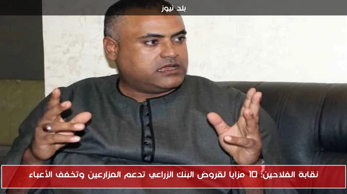 نقابة الفلاحين: 10 مزايا لقروض البنك الزراعي تدعم المزارعين وتخفف الأعباء